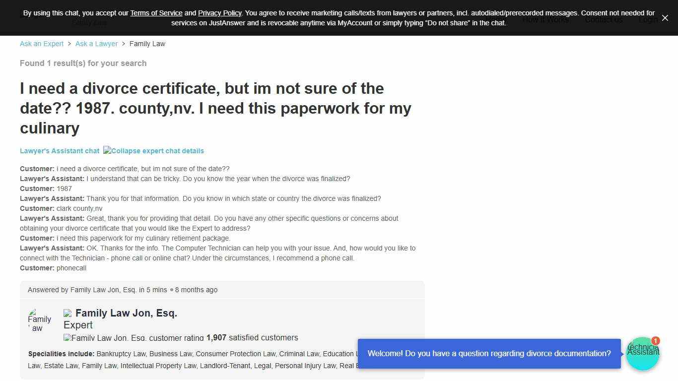 How to Get a Divorce Certificate Without Date? Clark County, NV